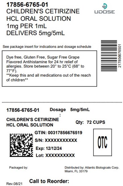 Image Description (17856 6765 01 Rev. 1 Case Label)